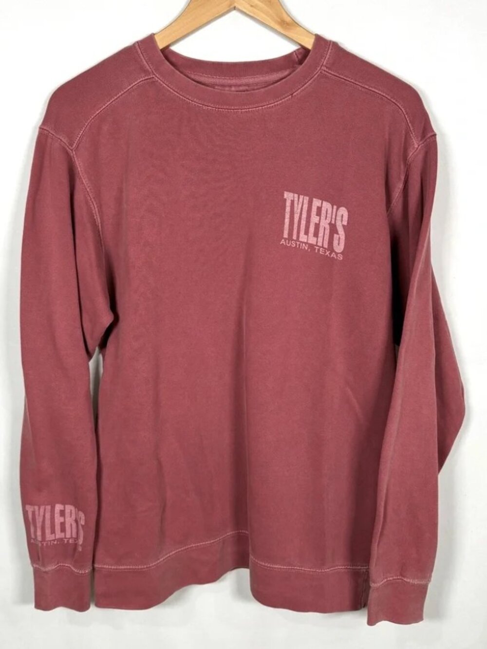 Tyler’s Austin, Texas vintage wash crewneck